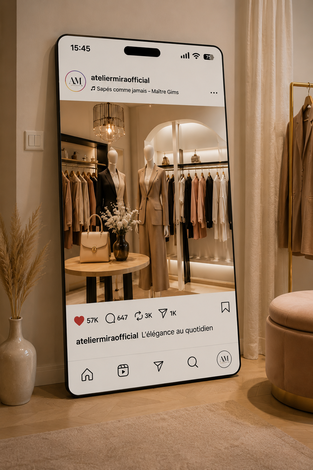 Miroir SpotStory — Atelier Mira