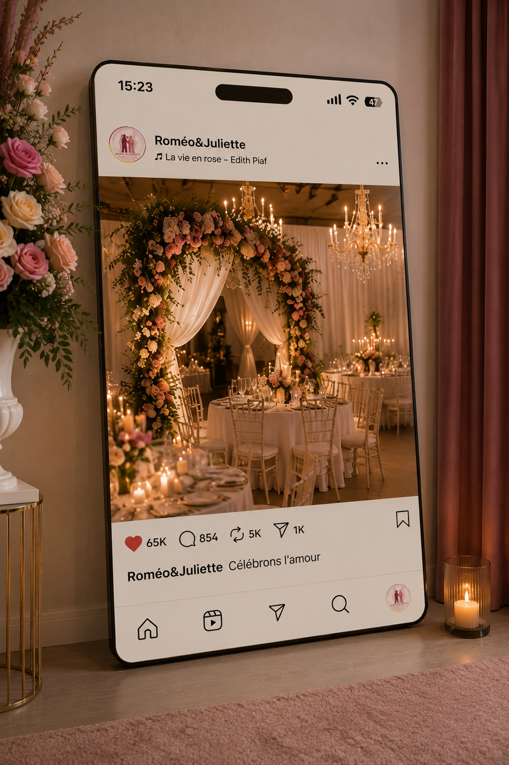 Miroir SpotStory — Roméo & Juliette